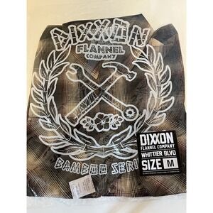 Dixxon Flannel Company Whittier Blvd‎ Bamboo Series Flannel Shirt Men's M New